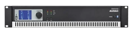 Audac SMA500 DSP Power Amplifikatör 2x500W/4-ohm