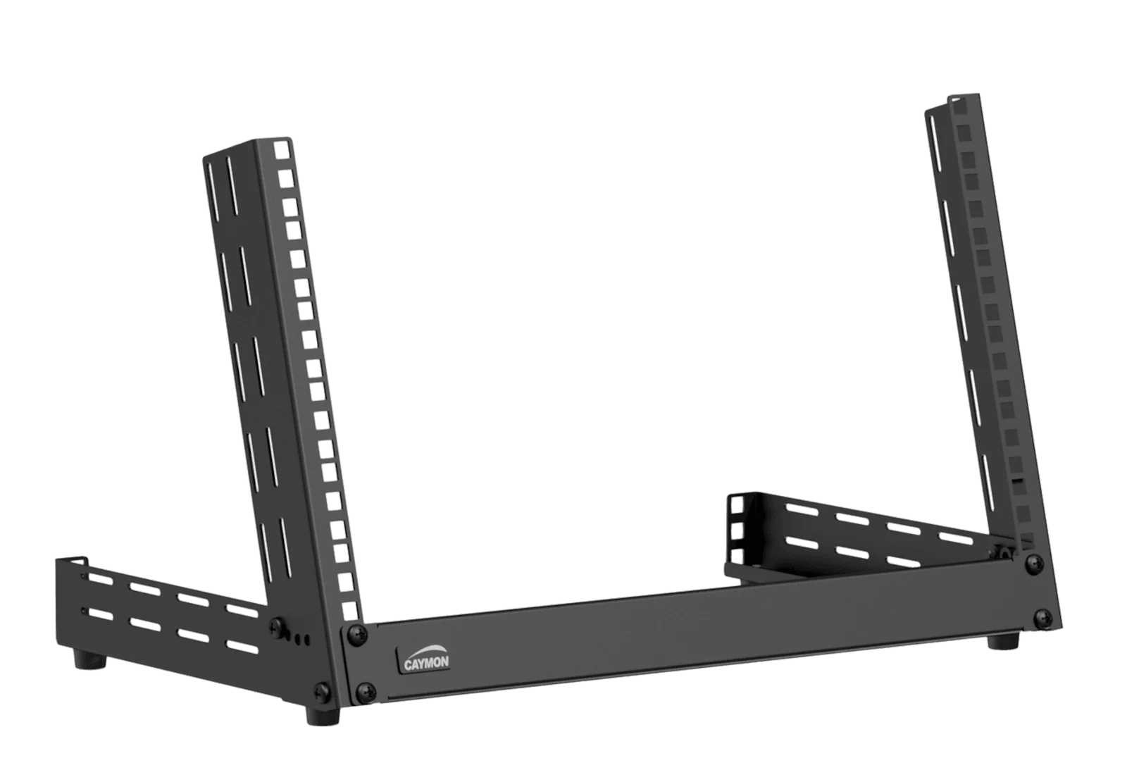 Caymon TPR306A/B 6U Masaüstü 19" Açık Rack, 0-15° Eğim Ayarlı