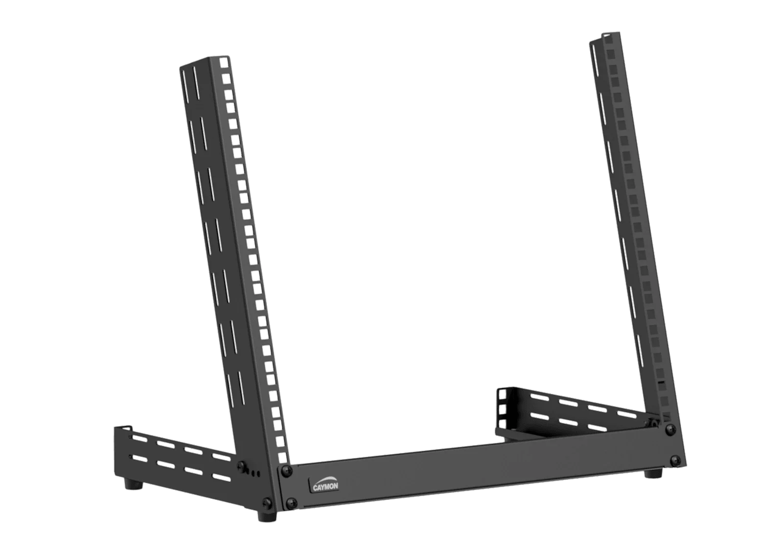 Caymon TPR309A/B 9U Masaüstü 19" Açık Rack, 0-15° Eğim Ayarlı