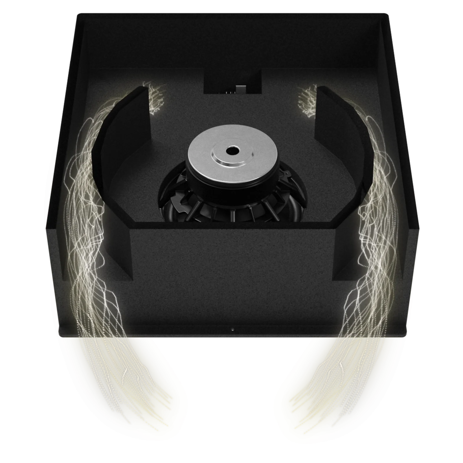 Audac ARCHI10X/OB 10" Mimari Infra-Subwoofer 700W/prg, IP55 Dış Mekan, Siyah