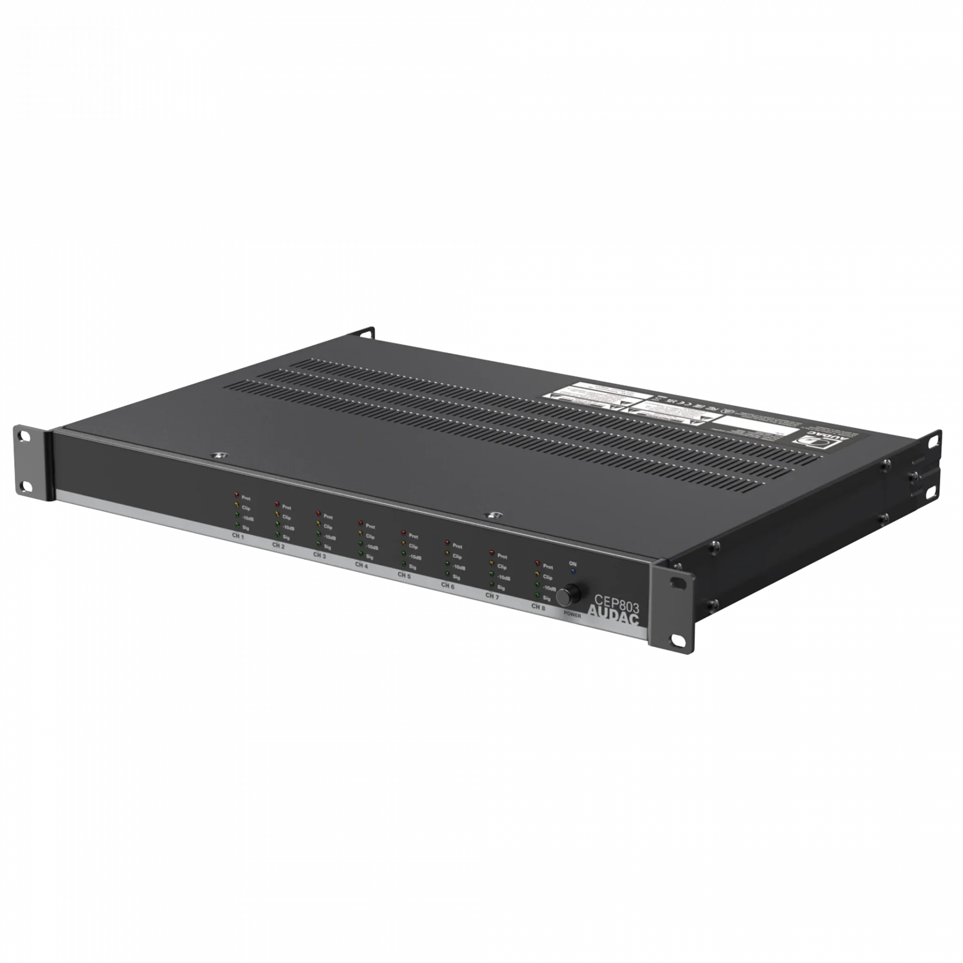Audac CEP803 Quad Power Amplifikatör 8x30W/100V