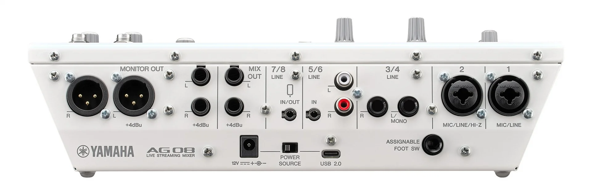 Yamaha AG08 8-kanallı Yayın Mikseri (white)