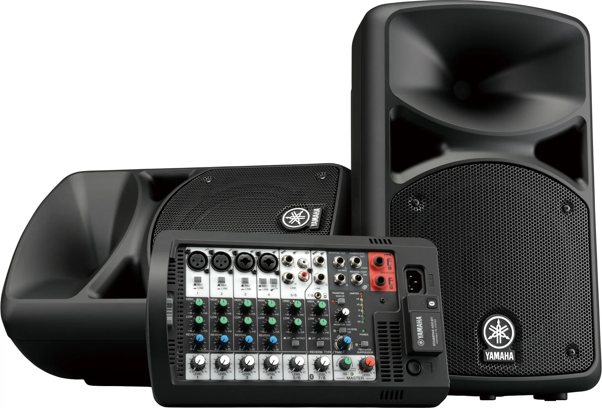 Yamaha STAGEPAS 400BT Compact Ses Sistemi, 2 Ad 8" Hoparlör ve Mixer