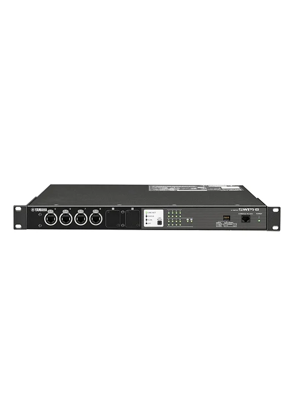Yamaha SWP1-8 8 Port Gigabit Dante Network Switch, etherCON