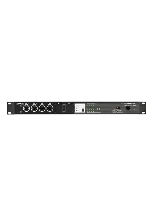 Yamaha SWP1-8 8 Port Gigabit Dante Network Switch, etherCON