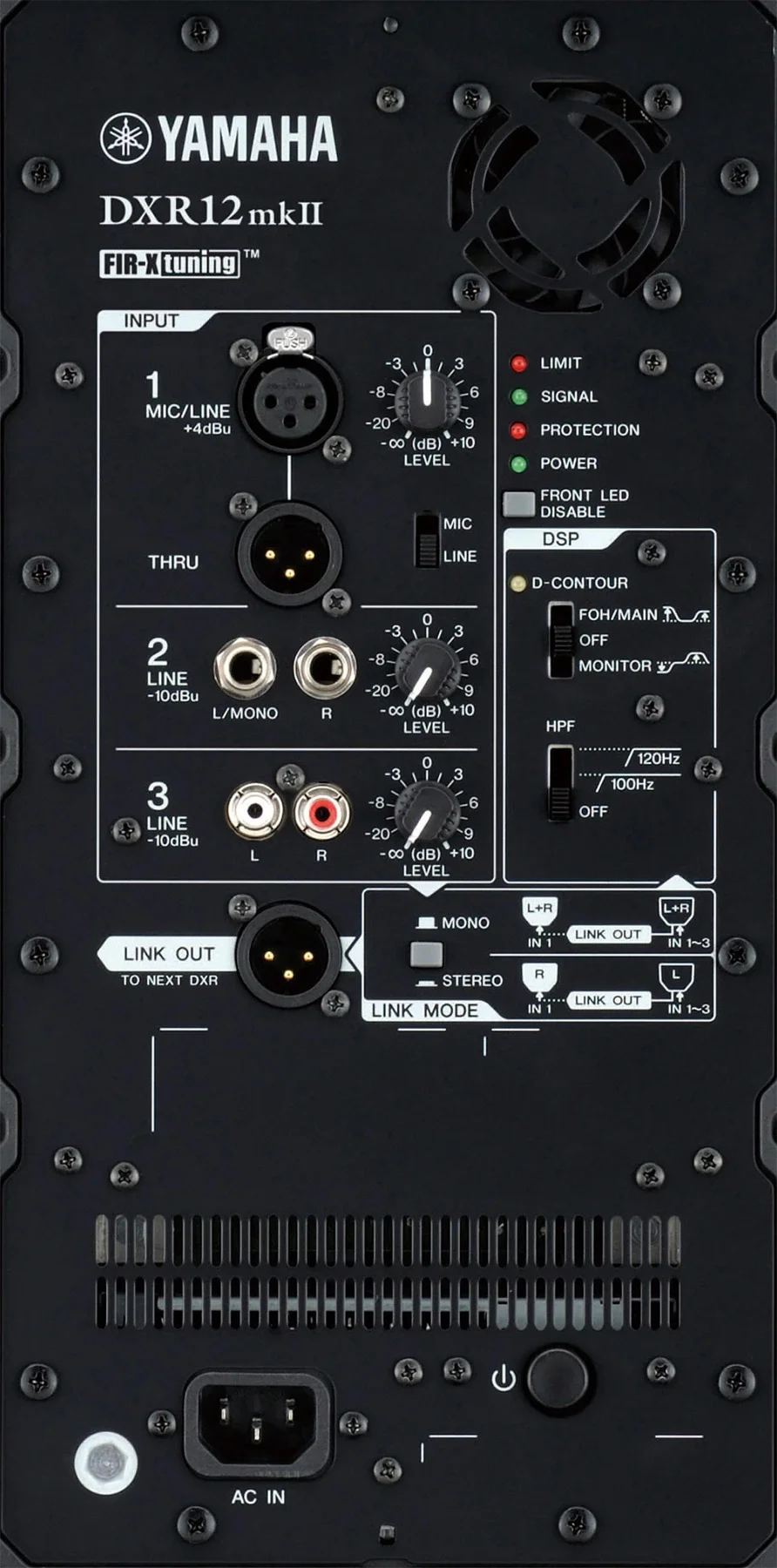 Yamaha DXR12 MKII 12" 1100W Aktif Hoparlör 134-dB