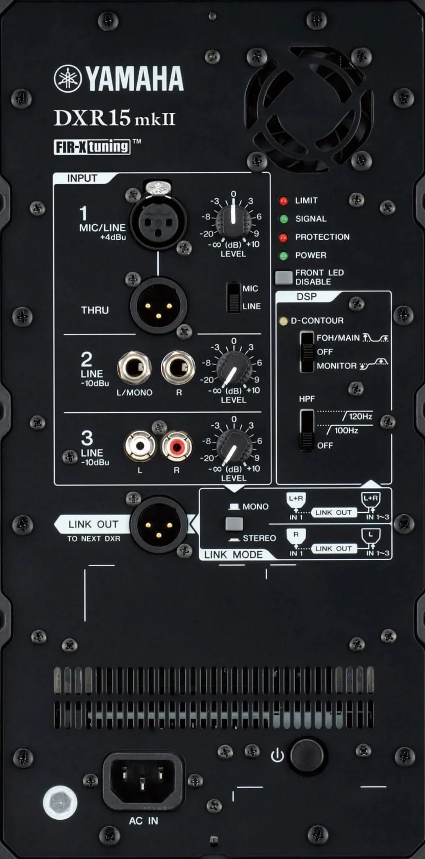 Yamaha DXR15 MKII 15" 1100W Aktif Hoparlör 134-dB