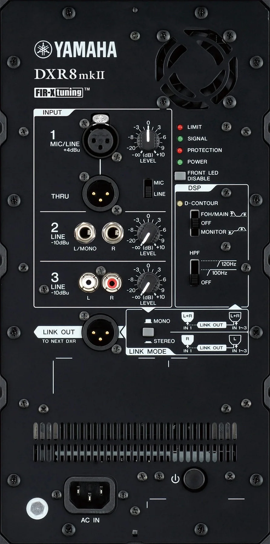 Yamaha DXR8 MKII 8" 1100W Aktif Hoparlör 130-dB