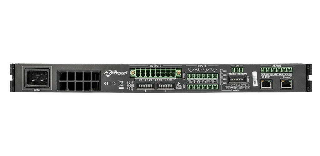 Powersoft QUATTROCANALI 4804 DSP+D Quad 4x1200W/4-ohm Power Amplifikatör