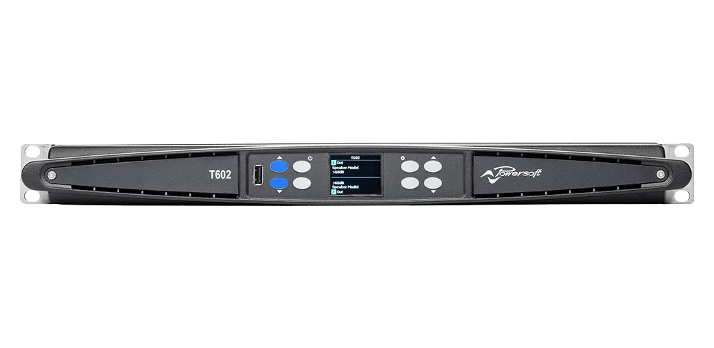 Powersoft T604 6000W 4x1500W DSP ve Dante™ Power Amplifikatör