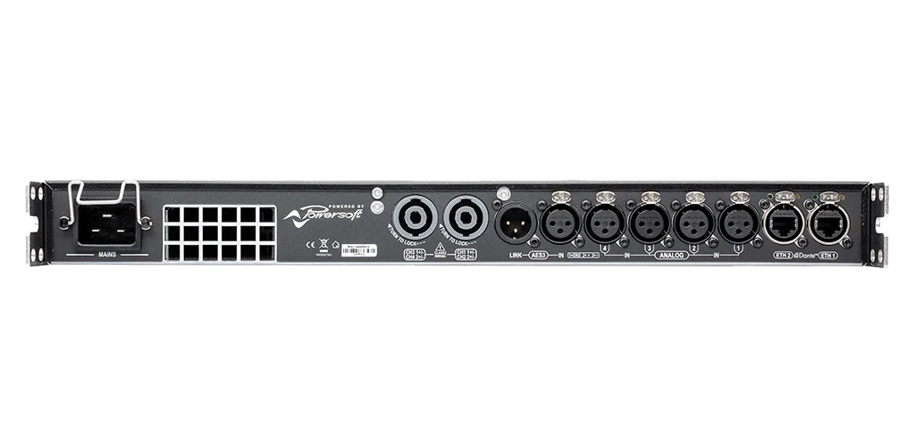 Powersoft T904 8000W 4x2000W DSP ve Dante™ Power Amplifikatör