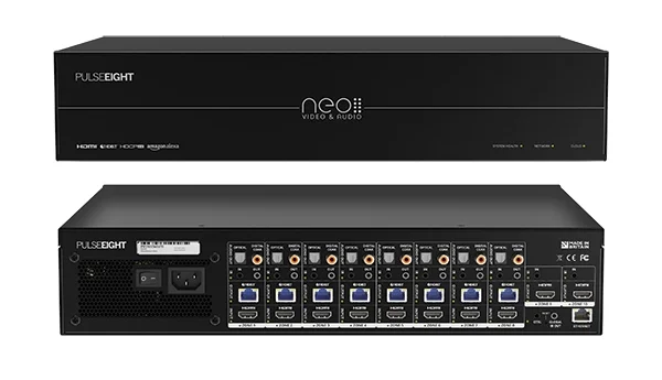 Pulse Eight neo:8a 8x10 UHD Video Matrix