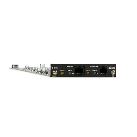 QSC CDN64 Q-Sys Dante Bridge Card, 64x64