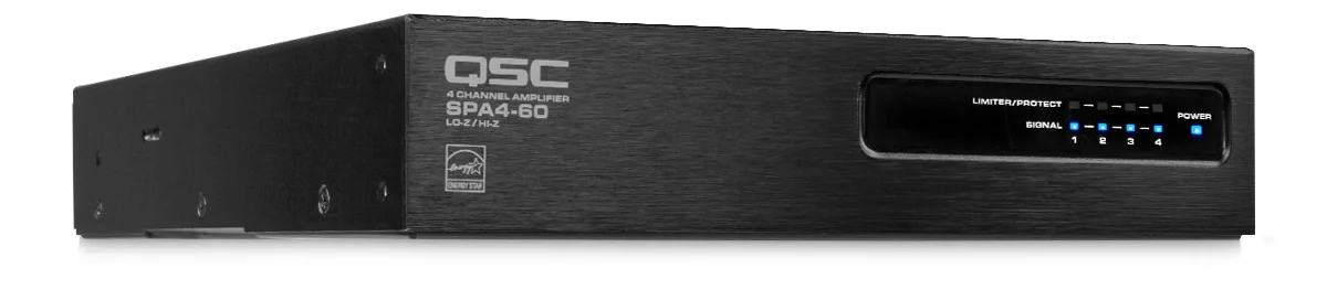 QSC SPA4-100 4x60W/100V Power Amplifikatör