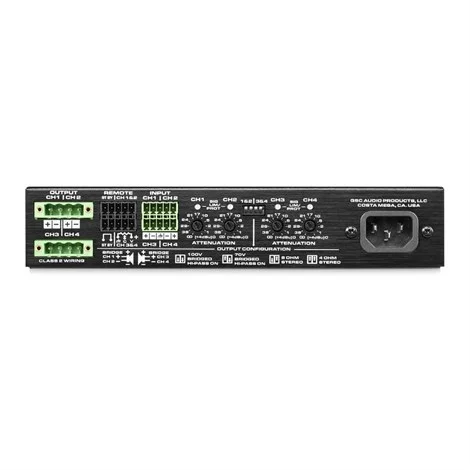 QSC SPA4-60 4x60W/100V Power Amplifikatör
