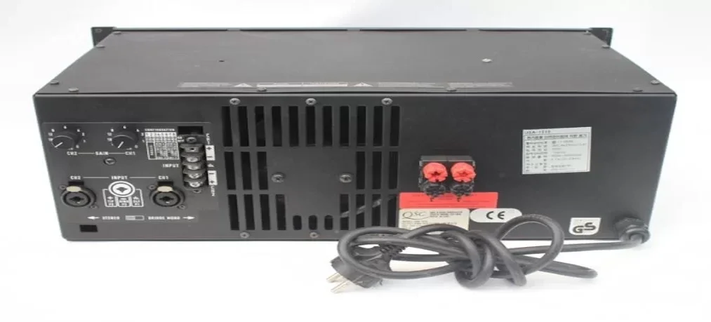 QSC USA 1310 2x650W/4-ohm Power Amplifikatör 2x1000W/2-ohm Toroid Trafo crossoverli