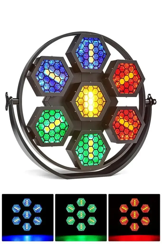 Quenlite QD-950 DMX 7x50W Sahne Dekor Işığı, Led Efekt RGBW