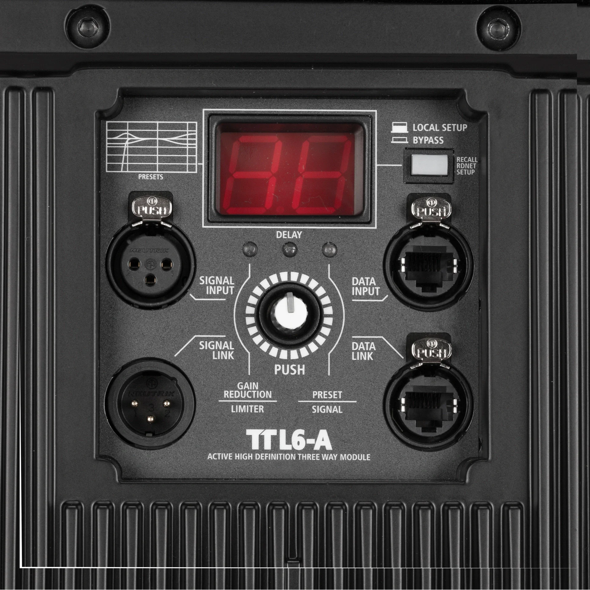 RCF TTL 6-A Aktif 2x12" 3 yollu Line Array 4x6"MF+1.4" HF, 4400W/peak