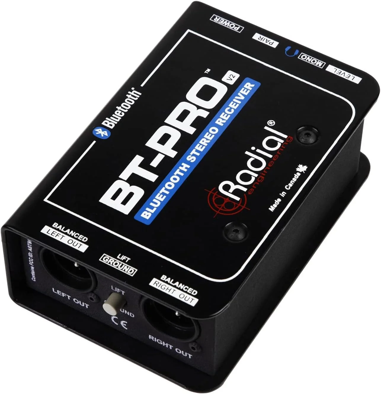 Radial BT-Pro V2 2-Kanal Aktif Di-Box ve Bluetooth Receiver