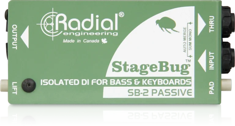 Radial SB-2 Passive Bas-akustik ve Klavye için pasif Di-box