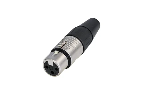 Rean RC3F XLR Dişi 3 Pin Kablo Tipi Nikel Konnektör