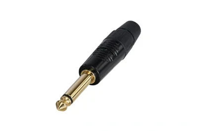Rean RP2C-B Mono 6,3mm Çivi Jak, Gold Kontak