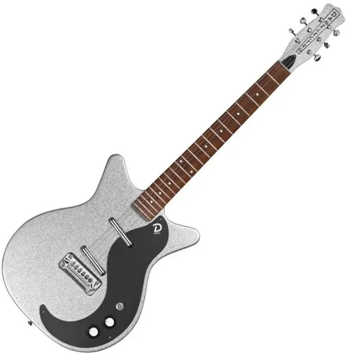Danelectro 59MNOS+ Elektro Gitar Silver Metalflake