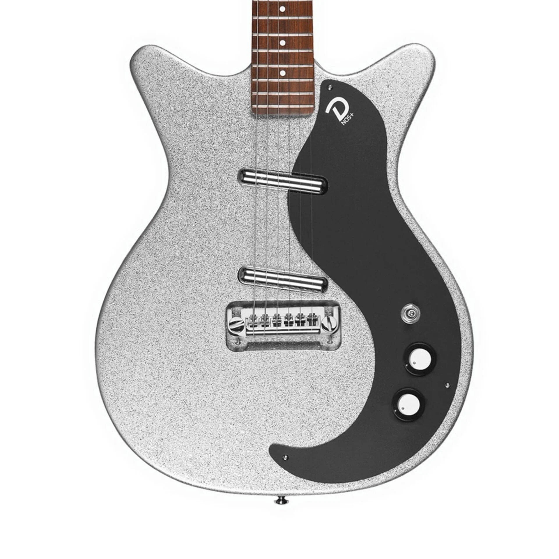 Danelectro 59MNOS+ Elektro Gitar Silver Metalflake