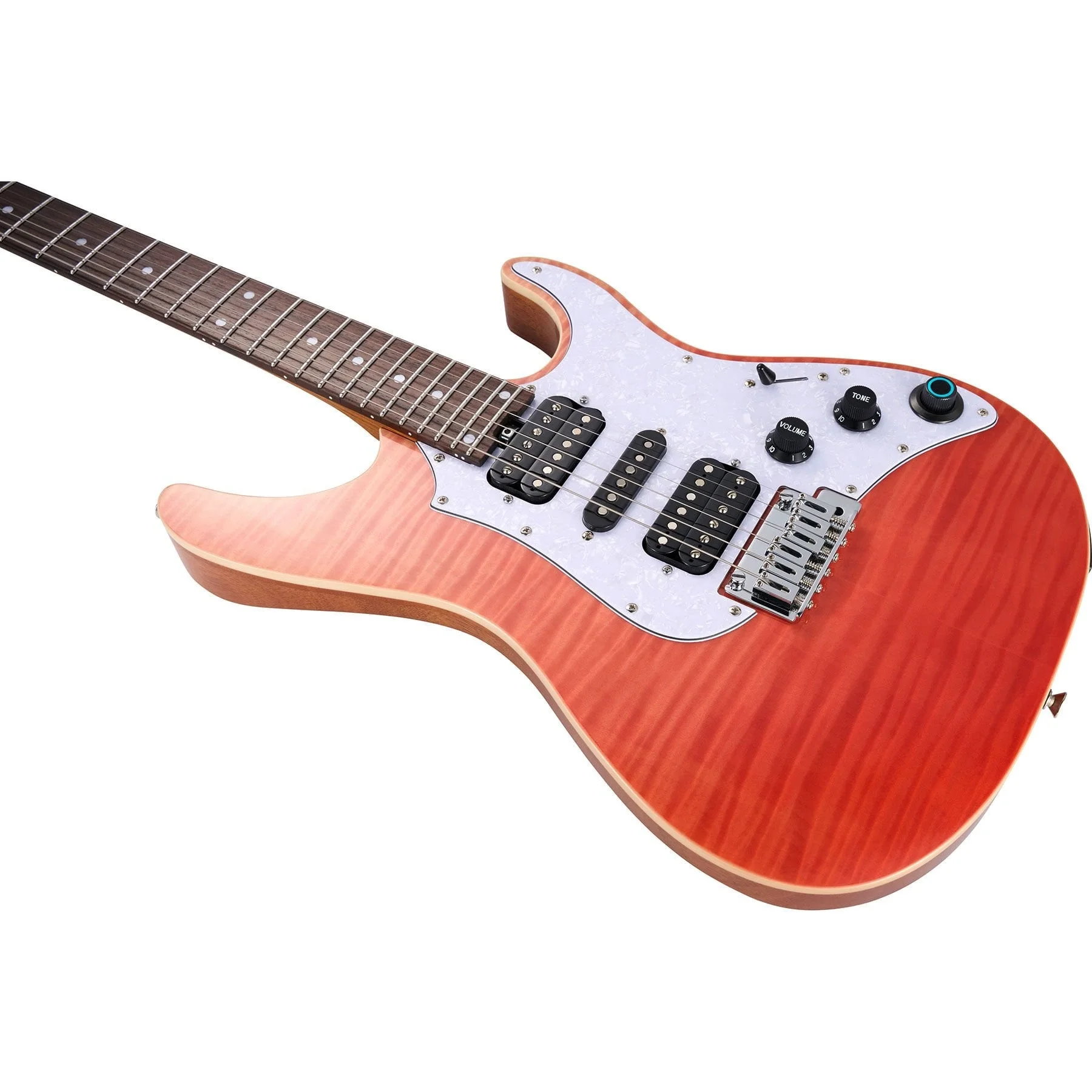 GTRS SL810RDBR Elektro Gitar (Entegre Efekt Prosesörlü)