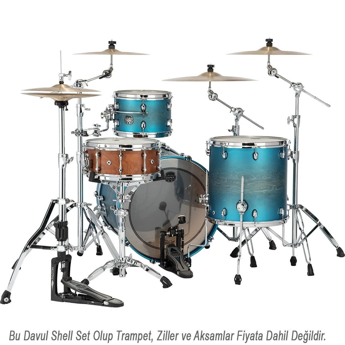 Mapex Saturn Evo Rock Akustik Davul 22+12+16F (SE426XHPT)