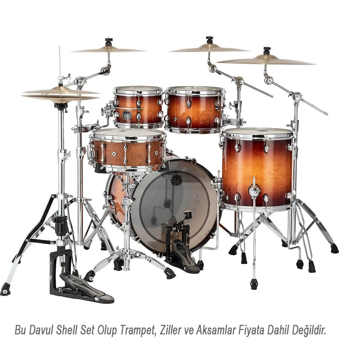 Mapex Saturn Evo Fusion Maple Akustik Davul 20+10+12+14F (SE504XMPO)