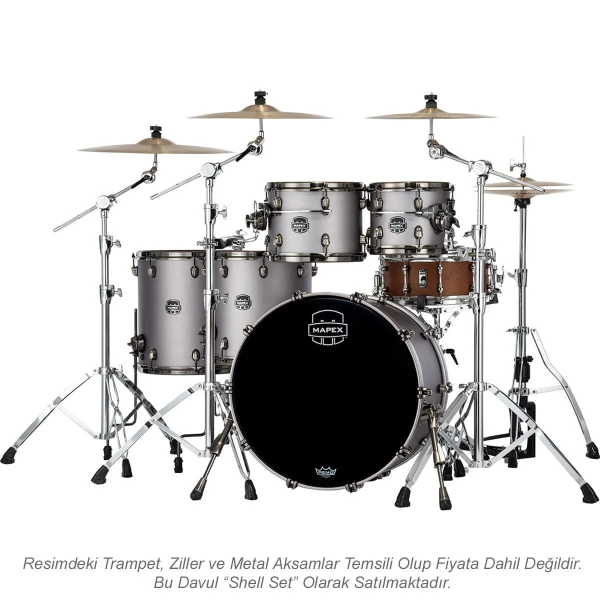 Mapex Saturn EVO Maple Akustik Davul 22+10+12+14F+16F (SE628XMBPG)