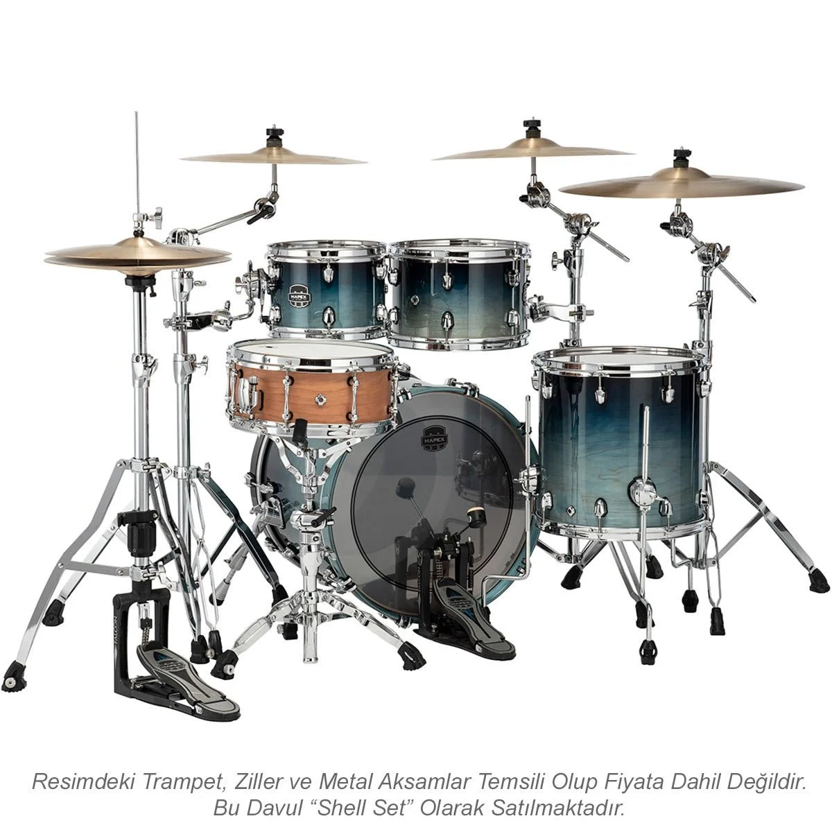 Mapex Saturn Akustik Davul 20+10+12+14F (SR504XRJ)