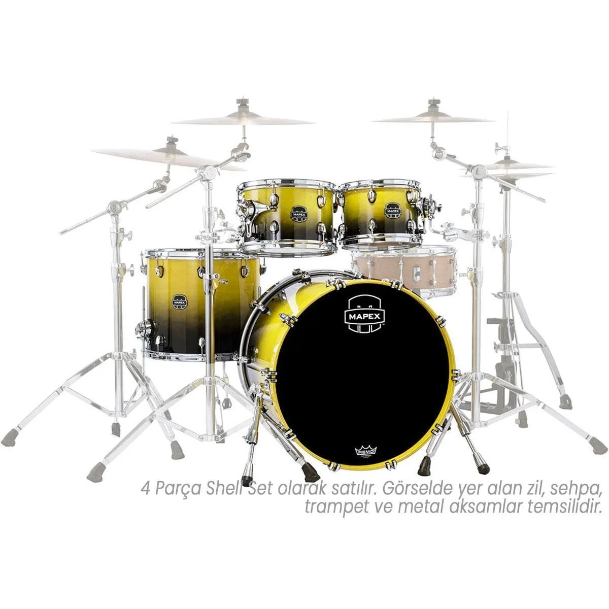 Mapex Saturn Akustik Bateri 22+10+12+16F (SR529XUJ)