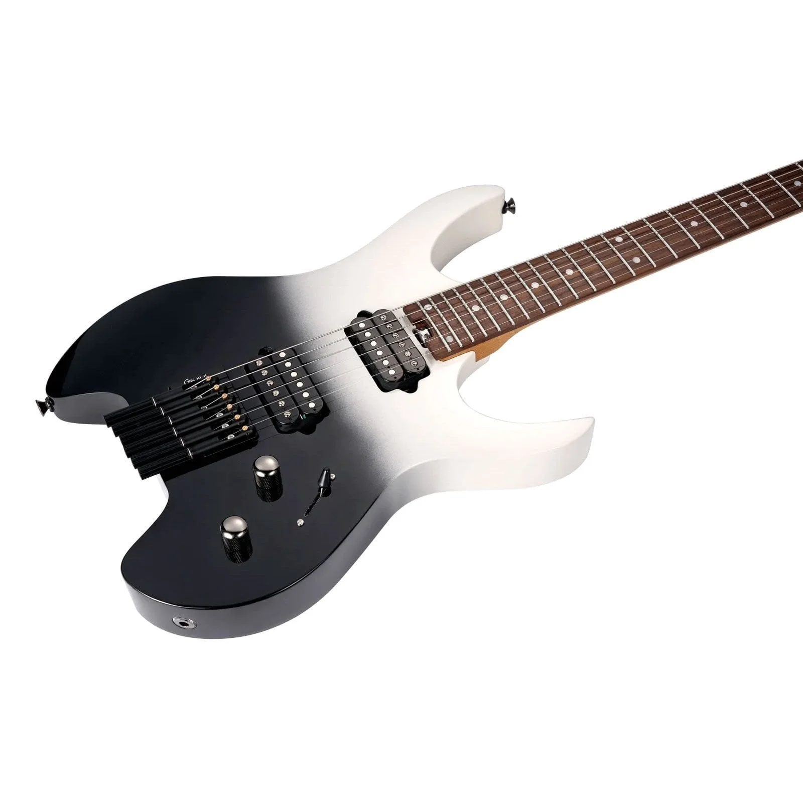 Mooer MHL50BW Headless Elektro Gitar (Black &amp; White)
