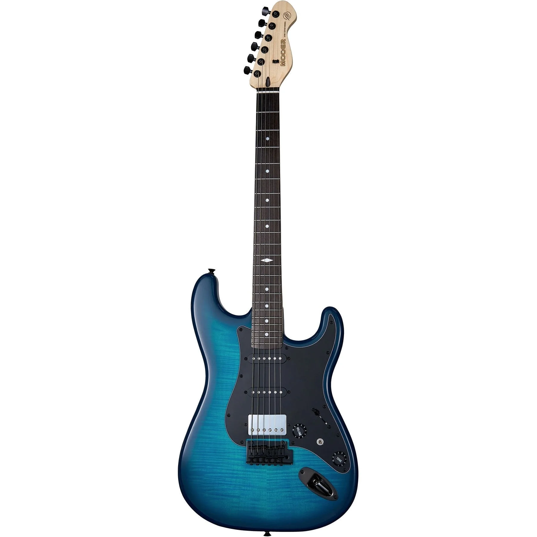 Mooer MSC31ProBLBR Elektro Gitar (Blue Burst)