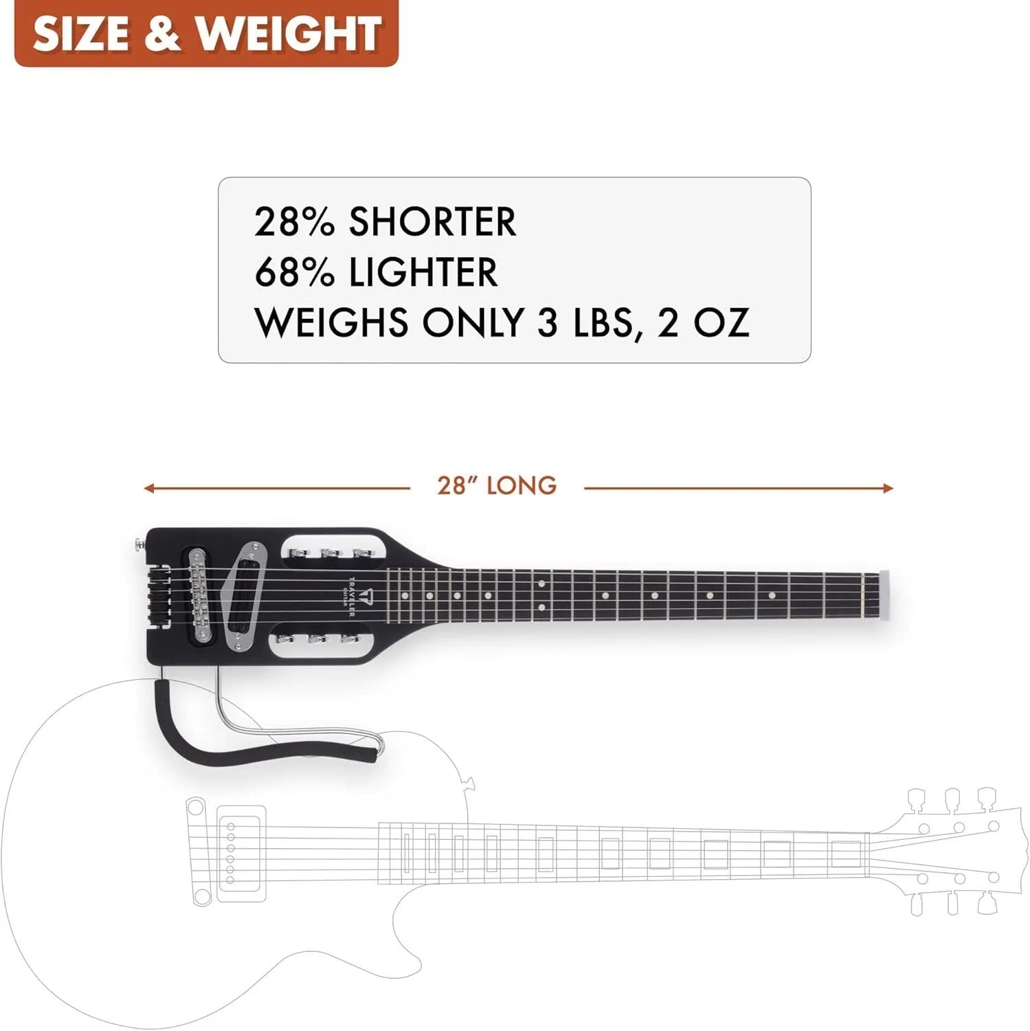Traveler ULEBKM Ultra Light Elektro Gitar