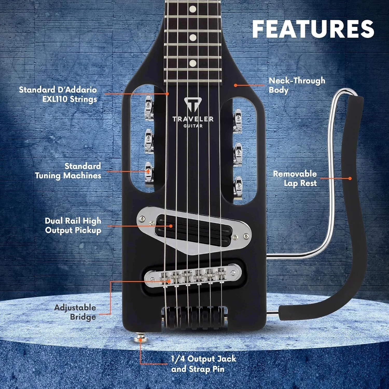 Traveler ULEBKM Ultra Light Elektro Gitar