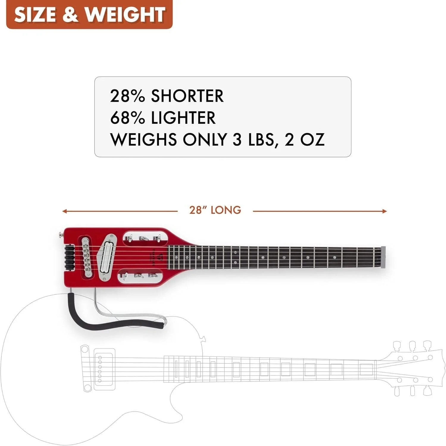 Traveler ULETRDG Ultra Light Elektro Gitar