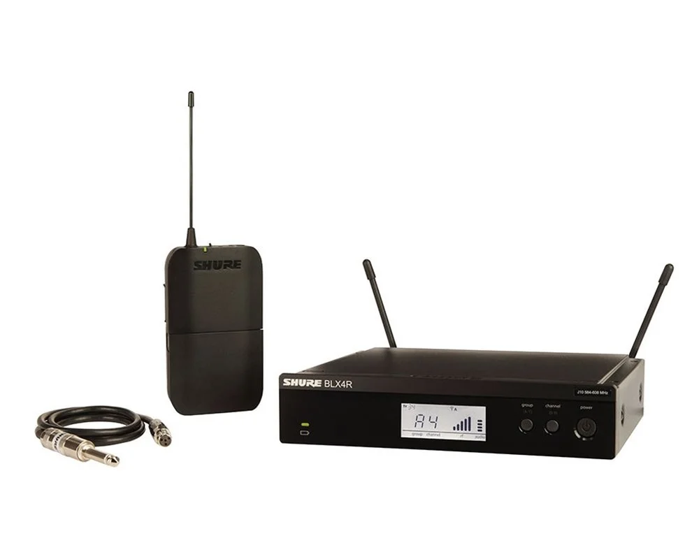 SHURE BLX14RE Wireless Rack-mount Guitar System, mikrofonsuz set