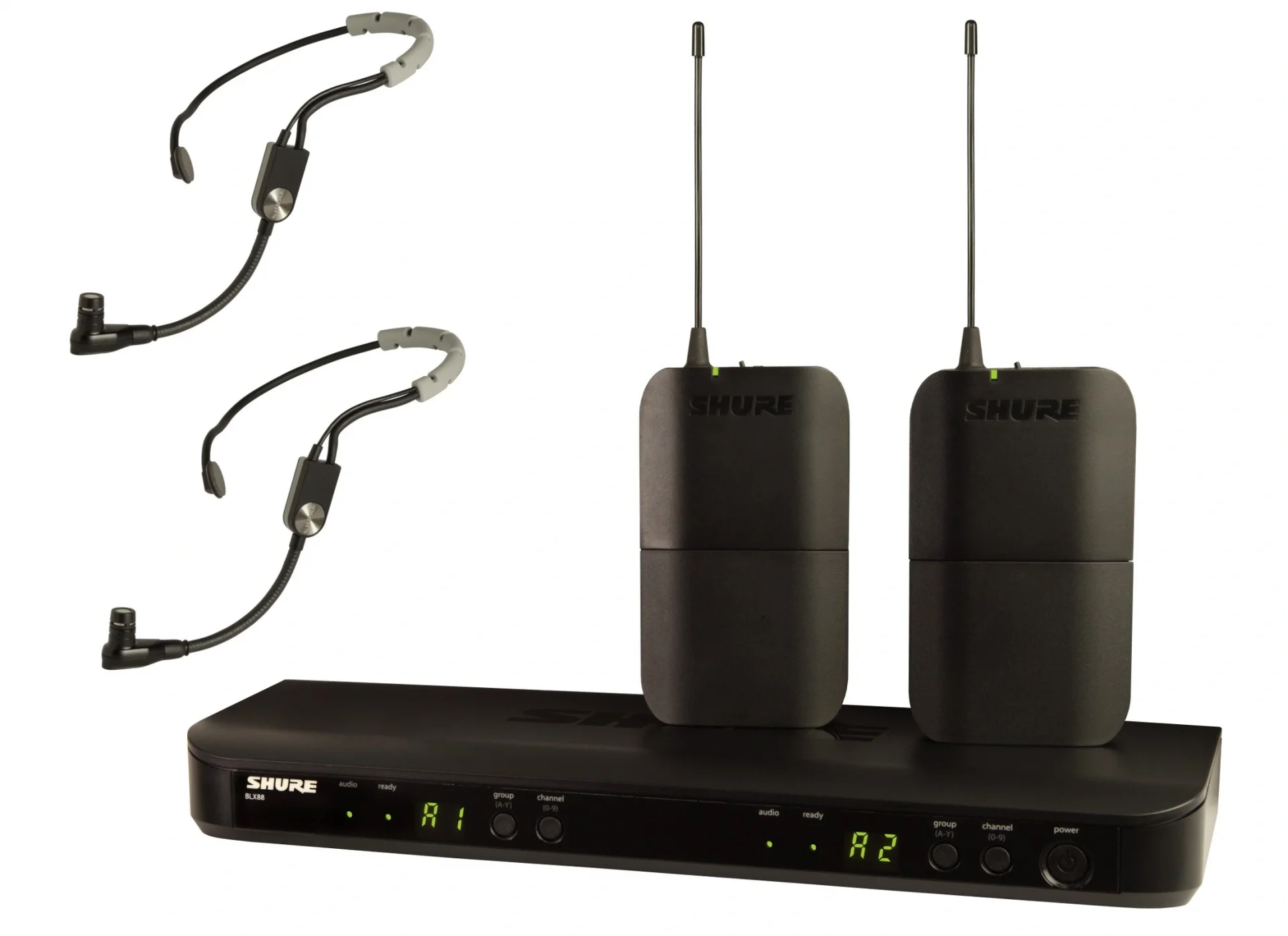 SHURE BLX188E/SM35 Portatif Çift Headset Kablosuz Mikrofon Seti