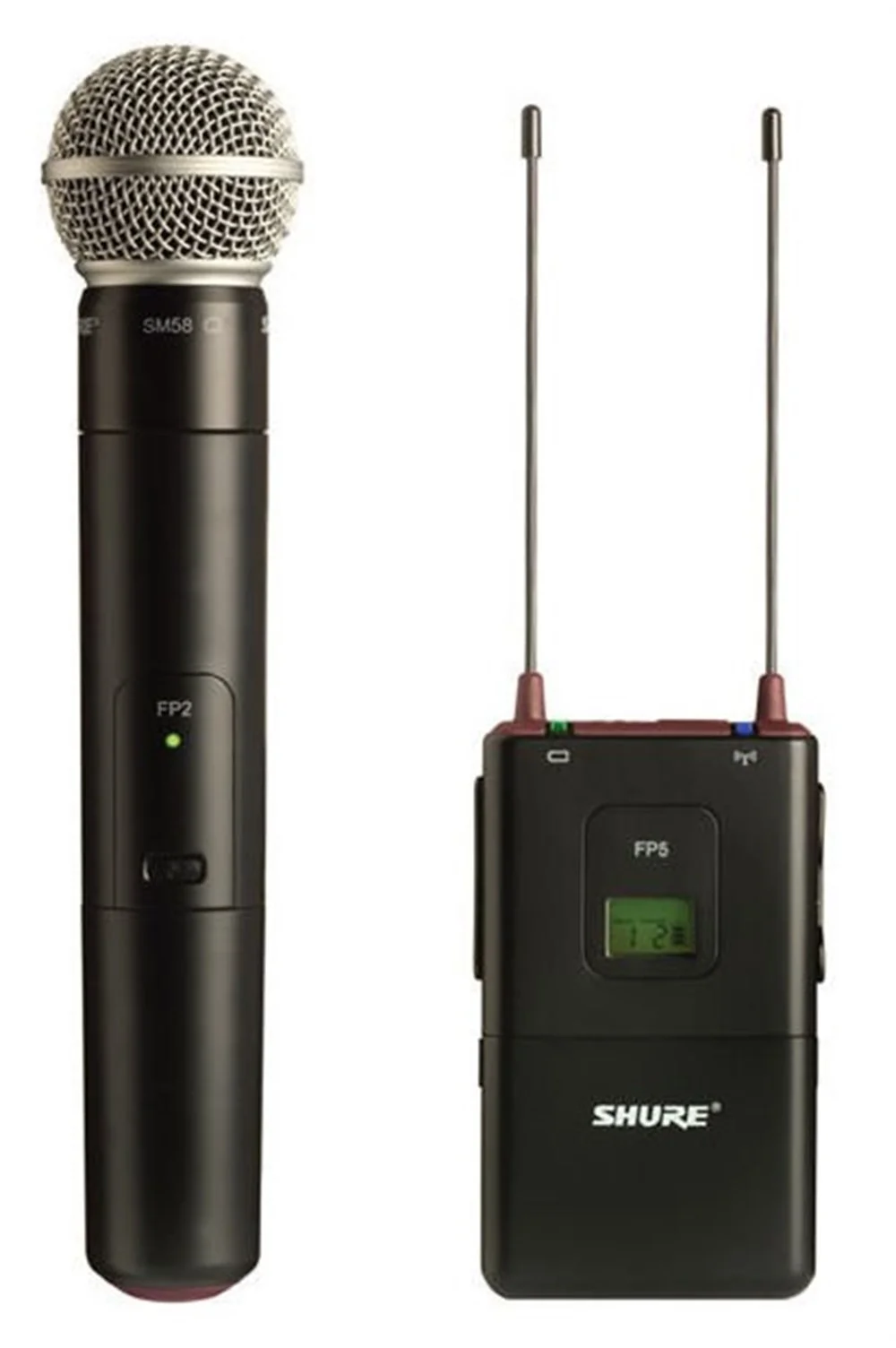 SHURE Fp25/Sm58 Kamera İçin El Kablosuz Mikrofon Seti