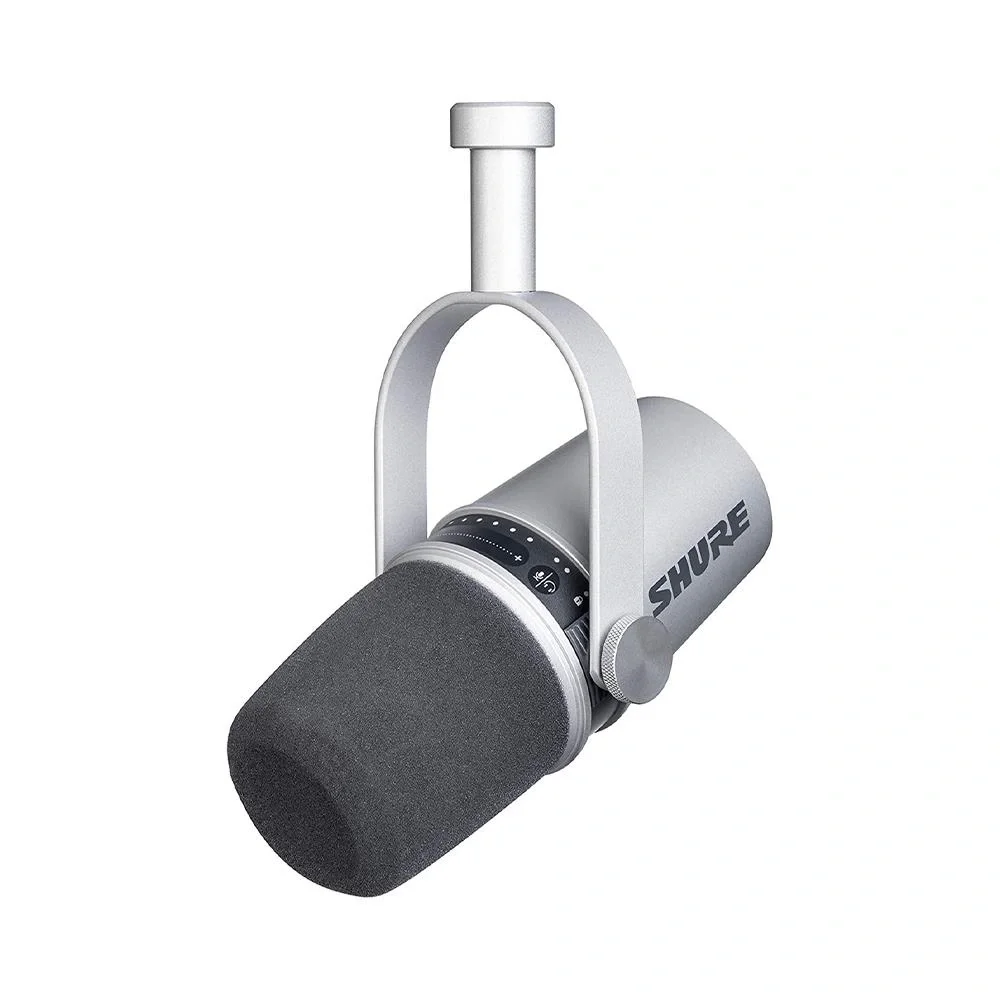 Shure Mv7+ W | XLR/USB Podcast Mikrofonu (white)