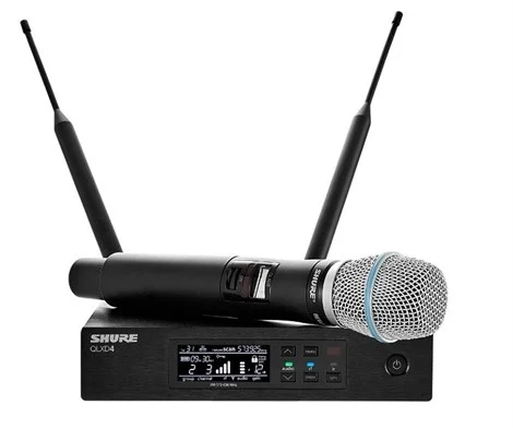 SHURE QLXD24E/B87A Beta El Tipi Kablosuz Mikrofon Seti Supercardioid Capsül
