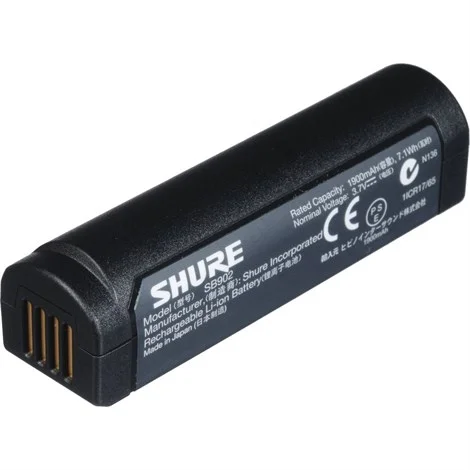 SHURE SB 902 Rechargeable  Lithium İon Battery For Use With Glx-D Dijital Wireless Systems