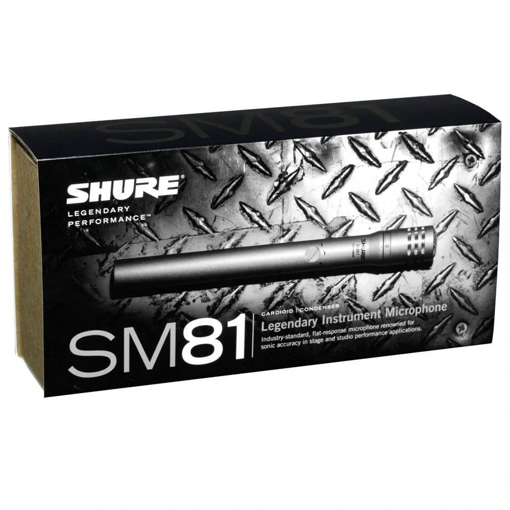 Shure SM81-LC Kardioid Kondansatör Enstrüman Mikrofonu