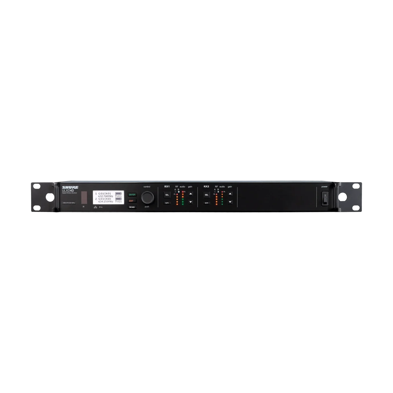 SHURE ULXD4D Dual 2-kanal Wireless Receiver