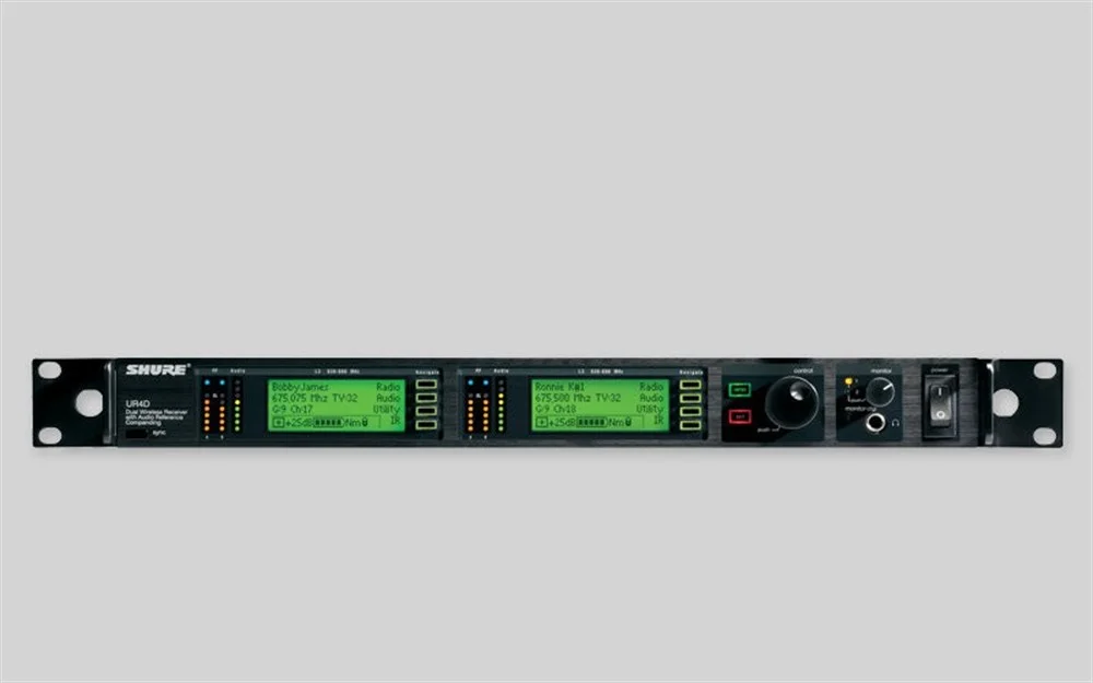 SHURE Ur4D+ Çift Kanal Kablosuz Mikrofon Alıcısı