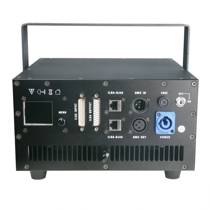 SPL RGB-105A; 5W Renli Lazer Işık | Kontrol Yöntemi : ILDA, DMX (Pangolin vb. arayüzler veya ışık mikseri, kontrolcüler hariçtir)