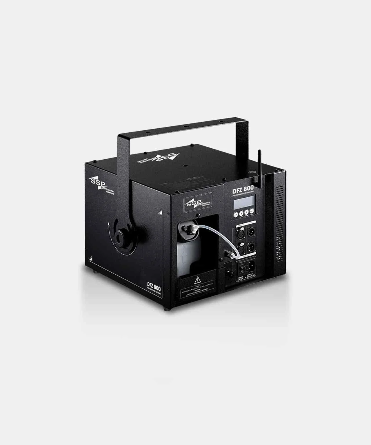 SSP DFZ800 Pro Hazer Makinesi 1200W, SU Bazlı, DMX Kontrol + Remote